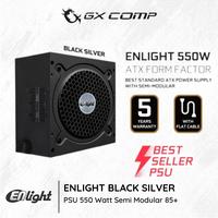 Gambar Power Supply Enlight 550W Black Silver 80+ Bronze | PSU 550 Watt dari GX COMP undefined 1 Tokopedia