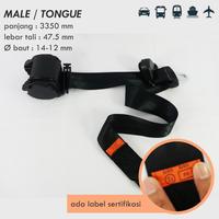 Gambar Sabuk Pengaman Safety Seat Belt 3 Titik Otomatis Auto Mobil Universal - Sabuk Pengaman dari Global Hardware undefined 5 Tokopedia