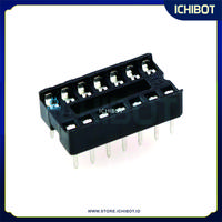 Gambar Socket IC 14 Pin 14P 14Pin IC Socket Connector dari ichibot undefined 2 Tokopedia