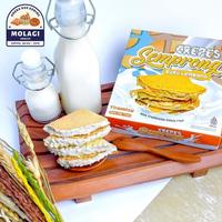 Gambar Kue Crepes Semprong Susu Lembang (isi 12 pcs) - Molagi Snack - Original Milk dari MOLAGI SNACK undefined 5 Tokopedia
