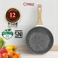 Gambar CYPRUZ WHITE GRANITE FRY PAN WAJAN PANCI ANTI LENGKET 20 CM 20CM - 28 CM dari sinar66.id undefined 1 Tokopedia