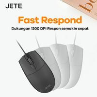 Gambar Mouse Wired USB Optical Mouse JETE MO3 1200DPI - Garansi Resmi 2 Tahun dari JETE Authorized Bandung undefined 3 Tokopedia