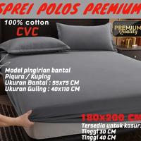 Gambar Sprei Polos Set 180x200 CM Katun Premium Tinggi 30 CM Dan 40 CM - Pink, 180x200x40 CM dari Berrbi Shop_NEW undefined 1 Tokopedia