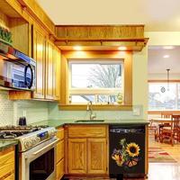 Gambar Best Leav Kitchen Sunflower Butterfly_Magnetic Dishwasher CoverMa dari Jazima Mall undefined 5 Tokopedia