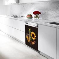 Gambar Best Leav Kitchen Sunflower Butterfly_Magnetic Dishwasher CoverMa dari Jazima Mall undefined 3 Tokopedia