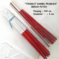 Gambar Tongkat Pramuka Toya Penggalang Bambu Berkualitas - Panjang ±160cm - Merah Panjang dari Neosant herbal catalog undefined 1 Tokopedia