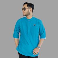 Gambar Koko Kurta Arkan bahan Spun Waffle By Mosped - NAVY, XXL dari Mosped Official undefined 5 Tokopedia