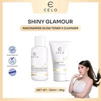 Gambar CELO SHINY GLAMOUR NIACINAMIDE Toner x Cleanser dari Celobeaute undefined 1 Tokopedia