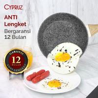 Gambar CYPRUZ WHITE GRANITE FRY PAN WAJAN PANCI ANTI LENGKET 20 CM 20CM - 28 CM dari sinar66.id undefined 3 Tokopedia