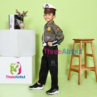 Gambar BAJU POLISI ANAK KOSTUM SERAGAM POLISI ANAK POLANTAS PAKET LENGKAP - POLANTAS COWO, XL dari Three Atribut undefined 4 Tokopedia