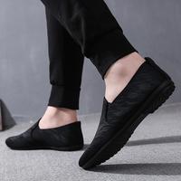 Gambar Leedoo Sepatu Pria Slip On Casual Sepatu Santai Kantor Pria MR214 - Hitam, 39 dari Leedoo undefined 5 Tokopedia