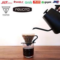 Gambar felicita square electric gooseneck kettle / teko kopi pemanas air dari Vesperindo_NEW undefined 4 Tokopedia