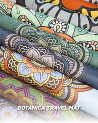 Gambar Matras Yoga Travel Mat Motif Botanica Yoga Mat Travel Yoga Motif - Half F. Blue, Tebal 1mm dari Unique Yoga Bali undefined 3 Tokopedia
