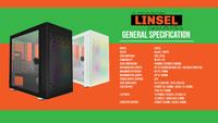 Gambar CASING PC CUBE GAMING LINSEL BLACK dari bengkelkomputerptk undefined 2 Tokopedia