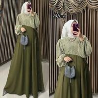 Gambar muslim pesta baju kondangan cantik simple model sederhana tapi mewah - lavender dari Tokokleyofficial undefined 3 Tokopedia