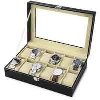 Gambar Kotak Jam Tangan Luxury 12 Slot - Z-0003 - Black dari DUNIA ONLINE ID undefined 2 Tokopedia