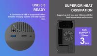 Gambar CASING VENOMRX KHAZRA M-ATX FREE FAN 2x12cm RGB dari Mega Surya Computer_NEW undefined 4 Tokopedia