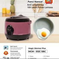 Gambar Magic Com/Rice Cooker/Mejikom Miyako MCM 512C SBC/512 C SBC/512 SBC 1.2L/1.2 L Warna Pink Panci Nanoal Anti Lengket dari Floeshop undefined 1 Tokopedia