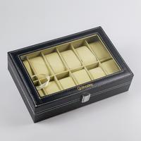 Gambar Kotak Jam Tangan Luxury 12 Slot - Z-0003 - Black dari DUNIA ONLINE ID undefined 4 Tokopedia