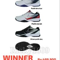 Gambar SEPATU TENIS EAGLE WINNER - SEPATU EAGLE TENIS EDITION  ORIGINAL EAGLE - PUTIH/B.TUA/ABU, 40 dari Ricky1609 undefined 1 Tokopedia