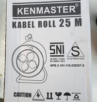Gambar Kabel Roll 25 Meter KENMASTER Kabel Rol SNI 4 Lubang 25M LISTRIK dari Jabar Teknik undefined 3 Tokopedia