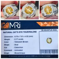 Gambar Batu Cat Eye Tourmaline Memo 2.17 crt dari AZHAR GEMSTORE undefined 1 Tokopedia