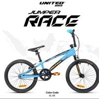Gambar Sepeda BMX Anak 20 United Jumper Race Terbaru - Blue Red dari Toko Sepeda Yerikho undefined 1 Tokopedia