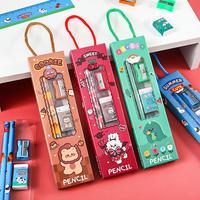 Gambar STATIONERY SET LUCU 5 IN1 / SET ALAT TULIS CARTOON KAWAII AT-12 - AT-12 COKLAT dari nanabakehouse undefined 2 Tokopedia