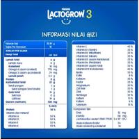 Gambar Nestle Lactogrow 3 Susu Pertumbuhan 1-3 Tahun Box 350 G dari Toko Baihaqii undefined 2 Tokopedia