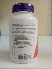 Gambar Now Foods Gaba 500 Mg 100 Capsule (Relaxation and Reduce Stress) dari Susufitnessku_NEW undefined 5 Tokopedia