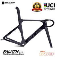 Gambar Frame ELVES FALATH EVO Disc Brake Matt Black & Glossy Black dari TOKO883 undefined 1 Tokopedia