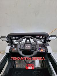 Gambar 100% Terakit - Mobil Aki Anak Bisa Dinaiki Model Jeep M8788 UTX Dengan Remote Control, Ban Plastik, Musik, dan Lampu - Instant - Putih, Non Rakit dari Toko Mitra Sepeda_NEW undefined 3 Tokopedia