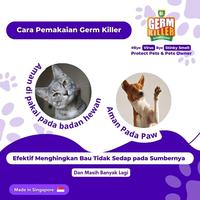 Gambar Germ Killer Hand Sanitizer hospital grade aman untuk hewan bebas virus untuk Anjing atau Kucing - 20ml dari Germ Killer ID undefined 3 Tokopedia