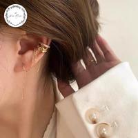 Gambar Wanmomo - Trish Earcuff / Anting Jepit Emas Model Rantai Panjang dari WanMomo undefined 1 Tokopedia