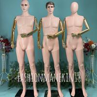Gambar MANEKIN FULLBODY PRIA + TANGAN ROBOT FLEXIBLE MOTIF KAYU - PTH BOTAK KAYU, Plat besi kotak dari Fashionmanekin18 undefined 4 Tokopedia