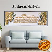 Gambar KALIGRAFI SHOLAWAT NARIYAH DESIGN MODERN KONSEP MINIMALIS - 30 x 90 cm dari PC Kaligrafi undefined 1 Tokopedia