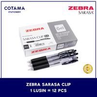 Gambar Pulpen Zebra Sarasa Clip Gel 0.5/0.7/1.0 mm - 1 lusin isi 12 pcs - 0.7 mm, Merah dari Cotama Stationery undefined 2 Tokopedia