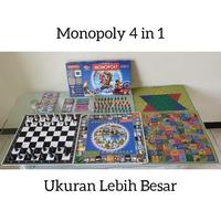 Gambar Mainan Monopoly 4 in 1 Murah Besar - Monopoli Board Game Anak Edukatif dari BenyanShop undefined 2 Tokopedia