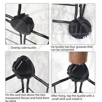 Gambar MR RIGHT CAT DOG CAGE kandang pagar besi DIY KUCING ANJING HAMSTER - Hitam 12pcs dari CV Sumber Alami undefined 5 Tokopedia