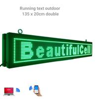 Gambar running text 133 x 20cm 2 sisi outdoor Merah dari Led Kebumen89 undefined 1 Tokopedia