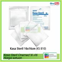 Gambar Kasa Steril OneMed 16x16 Kassa Hidrofil Sterille One med Eceran/pcs dari JayaMedishop undefined 2 Tokopedia