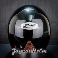 Gambar JPX HELM JP RETRO NEW BIGIE | BLACK GLOSSY| JPRETRO - STANDAR, L dari JAGOAN HELM undefined 4 Tokopedia