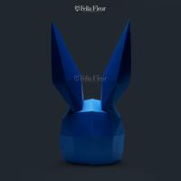 Gambar Papercraft Topeng Kelinci Premium 3D Unik Rabbit Mask Maskot Kece - Biru Muda, Belum Terpotong dari Felia Fleur undefined 4 Tokopedia