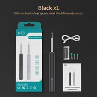 Gambar QUEEN Omicron Earpick WiFi Kamera Korek Kuping Pembersih Telinga NE3 - Hitam dari Queen-id undefined 5 Tokopedia