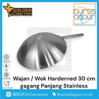Gambar Golden Flying Fish Stainless Steel Wajan Hardened Long Handle 30 cm (WJ0330B) dari Bursa Dapur Mall undefined 5 Tokopedia