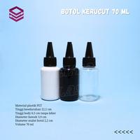 Gambar Boto Tinta 60 ML Tubular / Botol Krucut 60 ML - Tutup Hitam - Putih dari DELTA PLAST INDONESIA undefined 1 Tokopedia
