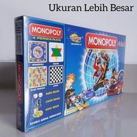 Gambar Mainan Monopoly 4 in 1 Murah Besar - Monopoli Board Game Anak Edukatif dari BenyanShop undefined 1 Tokopedia