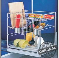 Gambar Rak Piring Rak Botol Tarik Stainless Kabinet 40 cm OK25E dari IMTAKU undefined 1 Tokopedia