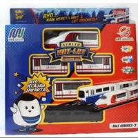 Gambar mainan kereta api cepat kereta MRT LRT Indonesia Jakarta train RKC - Merah dari Victory Sagala undefined 2 Tokopedia