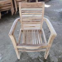 Gambar Kursi jati outdoor cafe minimalis stacking modern Jepara kursi teras - Belum Warna dari Rovic Jaya Furniture undefined 5 Tokopedia